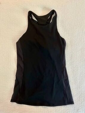 lululemon athletica Black High-Neck Racerback Tank